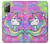 W3264 Pastel Unicorn Hard Case and Leather Flip Case For Samsung Galaxy Note 20