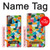 W3391 Abstract Art Mosaic Tiles Graphic Hard Case and Leather Flip Case For Samsung Galaxy Note 20