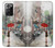 W0108 Girl in The Rain Hard Case and Leather Flip Case For Samsung Galaxy Note 20 Ultra, Ultra 5G