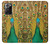 W0513 Peacock Hard Case and Leather Flip Case For Samsung Galaxy Note 20 Ultra, Ultra 5G