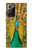 W0513 Peacock Hard Case and Leather Flip Case For Samsung Galaxy Note 20 Ultra, Ultra 5G