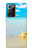 W0911 Relax at the Beach Hard Case and Leather Flip Case For Samsung Galaxy Note 20 Ultra, Ultra 5G