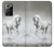 W0932 White Horse Hard Case and Leather Flip Case For Samsung Galaxy Note 20 Ultra, Ultra 5G