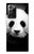 W1072 Panda Bear Hard Case and Leather Flip Case For Samsung Galaxy Note 20 Ultra, Ultra 5G