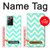 W1723 Mint Chevron Zigzag Hard Case and Leather Flip Case For Samsung Galaxy Note 20 Ultra, Ultra 5G