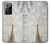 W1980 White Peacock Hard Case and Leather Flip Case For Samsung Galaxy Note 20 Ultra, Ultra 5G