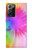 W2488 Tie Dye Color Hard Case and Leather Flip Case For Samsung Galaxy Note 20 Ultra, Ultra 5G