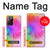 W2488 Tie Dye Color Hard Case and Leather Flip Case For Samsung Galaxy Note 20 Ultra, Ultra 5G