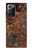 W2714 Rust Steel Texture Graphic Printed Hard Case and Leather Flip Case For Samsung Galaxy Note 20 Ultra, Ultra 5G