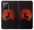 W2955 Wolf Howling Red Moon Hard Case and Leather Flip Case For Samsung Galaxy Note 20 Ultra, Ultra 5G