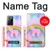 W3070 Rainbow Unicorn Pastel Sky Hard Case and Leather Flip Case For Samsung Galaxy Note 20 Ultra, Ultra 5G