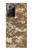 W3294 Army Desert Tan Coyote Camo Camouflage Hard Case and Leather Flip Case For Samsung Galaxy Note 20 Ultra, Ultra 5G