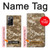 W3294 Army Desert Tan Coyote Camo Camouflage Hard Case and Leather Flip Case For Samsung Galaxy Note 20 Ultra, Ultra 5G