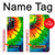 W3422 Tie Dye Hard Case and Leather Flip Case For Samsung Galaxy Note 20 Ultra, Ultra 5G