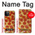 W0236 Pizza Hard Case and Leather Flip Case For iPhone 12, iPhone 12 Pro