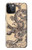 W0318 Antique Dragon Hard Case and Leather Flip Case For iPhone 12, iPhone 12 Pro