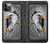 W0855 Eagle Metal Hard Case and Leather Flip Case For iPhone 12, iPhone 12 Pro