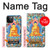 W1256 Buddha Paint Hard Case and Leather Flip Case For iPhone 12, iPhone 12 Pro