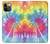 W1697 Tie Dye Colorful Graphic Printed Hard Case and Leather Flip Case For iPhone 12, iPhone 12 Pro