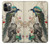 W2086 Peacock Painting Hard Case and Leather Flip Case For iPhone 12, iPhone 12 Pro