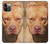 W2903 American Pitbull Dog Hard Case and Leather Flip Case For iPhone 12, iPhone 12 Pro