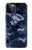 W2959 Navy Blue Camo Camouflage Hard Case and Leather Flip Case For iPhone 12, iPhone 12 Pro