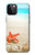 W3212 Sea Shells Starfish Beach Hard Case and Leather Flip Case For iPhone 12, iPhone 12 Pro