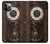 W3221 Steampunk Clock Gears Hard Case and Leather Flip Case For iPhone 12, iPhone 12 Pro