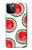 W3236 Watermelon Pattern Hard Case and Leather Flip Case For iPhone 12, iPhone 12 Pro