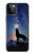 W3555 Wolf Howling Million Star Hard Case and Leather Flip Case For iPhone 12, iPhone 12 Pro