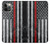 W3687 Firefighter Thin Red Line American Flag Hard Case and Leather Flip Case For iPhone 12, iPhone 12 Pro