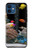 W0226 Aquarium Hard Case and Leather Flip Case For iPhone 12 mini