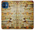 W0272 Egypt Wall Art Hard Case and Leather Flip Case For iPhone 12 mini