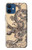 W0318 Antique Dragon Hard Case and Leather Flip Case For iPhone 12 mini