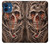 W1675 Skull Blood Tattoo Hard Case and Leather Flip Case For iPhone 12 mini