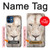 W2399 White Lion Face Hard Case and Leather Flip Case For iPhone 12 mini