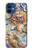 W2584 Traditional Chinese Dragon Art Hard Case and Leather Flip Case For iPhone 12 mini