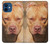 W2903 American Pitbull Dog Hard Case and Leather Flip Case For iPhone 12 mini