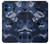 W2959 Navy Blue Camo Camouflage Hard Case and Leather Flip Case For iPhone 12 mini