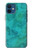 W3147 Aqua Marble Stone Hard Case and Leather Flip Case For iPhone 12 mini