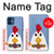 W3254 Chicken Cartoon Hard Case and Leather Flip Case For iPhone 12 mini