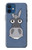 W3271 Donkey Cartoon Hard Case and Leather Flip Case For iPhone 12 mini