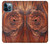 W0603 Wood Graphic Printed Hard Case and Leather Flip Case For iPhone 12 Pro Max