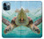 W1377 Ocean Sea Turtle Hard Case and Leather Flip Case For iPhone 12 Pro Max