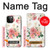 W1859 Rose Pattern Hard Case and Leather Flip Case For iPhone 12 Pro Max