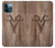 W2183 Goat Wood Graphic Printed Hard Case and Leather Flip Case For iPhone 12 Pro Max