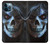 W2585 Evil Death Skull Pentagram Hard Case and Leather Flip Case For iPhone 12 Pro Max