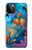 W3227 Underwater World Cartoon Hard Case and Leather Flip Case For iPhone 12 Pro Max