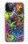 W3255 Colorful Art Pattern Hard Case and Leather Flip Case For iPhone 12 Pro Max