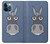 W3271 Donkey Cartoon Hard Case and Leather Flip Case For iPhone 12 Pro Max